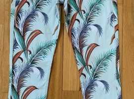 Botanic Plant & Feather Print Trousers W29/L32 - Maison Scotch by Scotch & Soda