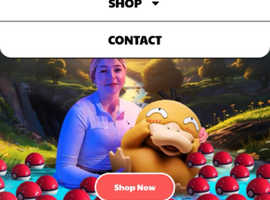Pokemon website and Instagram for sale