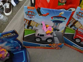 Set of paw patrol cars