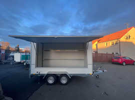 BRAND NEW 361CM X 151CM X 210CM TWIN AXLE CATERING TRAILER/ FOOD TRUCK 2000KG