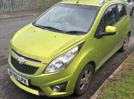 Chevrolet Spark, 2010 (60) green hatchback, Manual Petrol, 45,680 miles