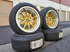 Wheels 15x8 4 lugs universal  new rims and tires