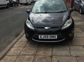 Ford Fiesta, 2010 (59) Black Hatchback, Manual Petrol, 118,238 miles