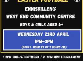 Youth school holiday panna football sessions