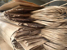Brown paper gift bags