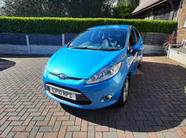 Ford Fiesta, 2010 (10) blue hatchback, Manual Diesel, 104,004 miles only £2300