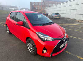 Toyota Yaris, 2016 (66) Red Hatchback, Manual Petrol, 109,084 miles