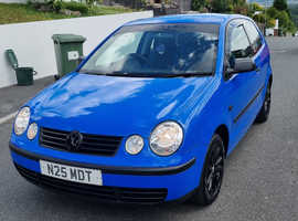 Volkswagen Polo 2004 (54) Blue, Hatchback, Manual, 1.2 Petrol, 100,800 miles