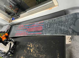 Burton board boots and bindings
