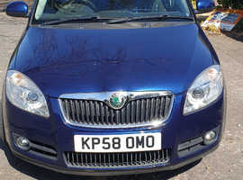 Skoda Fabia, 2009 (58) Blue Hatchback, Automatic Petrol, 43,542 miles