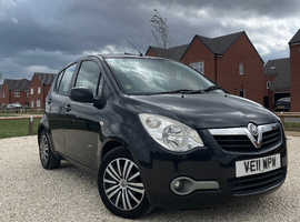 Vauxhall Agila, 2011 (11) Black Hatchback, Manual Petrol, 76,218 miles