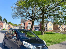 Kia Picanto, 2012 (61) Black Hatchback, Manual Petrol, 82,307 miles