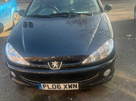 Peugeot 206, 2006 (06) Black Hatchback, Manual Petrol, 48,780 miles