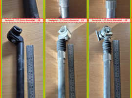 Bike Seatposts - Price is £8 each.