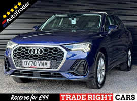 Audi Q3, 2020 (70) Blue Estate, Manual Petrol, 31,850 miles