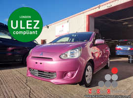 ULEZ COMPLIANT Mitsubishi Mirage, 2023 (73) PINK hatchback, Manual Petrol, 56998 miles