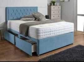 **Rest Easy with Hidden Storage: Single, Double & Queen Size Ottoman Bed with Plush Mattress**