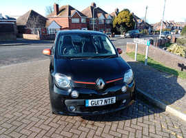 Renault Twingo, 2017 (17) Black Hatchback, Manual Petrol, 48,250 miles