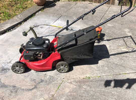 Mountfield self propelled lawnmower & Flymo lite petrol strimmer