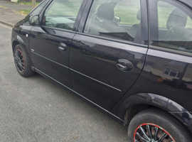 Vauxhall Meriva, 2009 (09) Black MPV, Manual Petrol, 110,979 miles