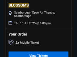 2 blossom tickets
