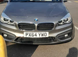 BMW 2 SERIES, 2014 (64) Silver Hatchback, automatic l Diesel, 92,500