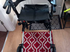 Walking aid with seat
