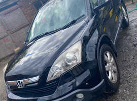 Honda CR-V, 2008 (08) Black Estate, Manual Diesel, 158,000 miles
