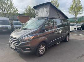 Ford Custom Misano 4.1 By Wellhouse LWB 2.0 130ps Automatic only 7500 miles in Magnetic grey with Sat Nav, rare LWB Auto