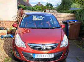 Vauxhall Corsa, 2013 (13) Orange Hatchback, Manual Petrol, 125,624 miles