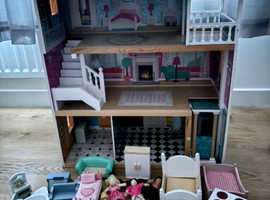 Like New Dolls House with Accessories  - Fully Built
