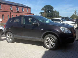 Nissan Qashqai, 2009 (59) Black Hatchback, Manual Diesel, 130.000 miles