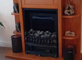 Electric fire and surround,