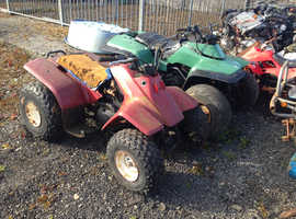 KAWASAKI KLF 250 KWAD 1988 PROJECT. RUNNING NEEDS TLC. DELIVERY AVAILABLE