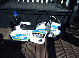 Toy motorbike motorised