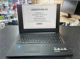 Lenovo B50-50 Intel Core i3 8GB RAM 120GB SSD Storage Windows 11 Microsoft Office 2019