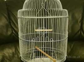 Brand New Round White Bird Cage For Sale Suitable For Budgielovebirdfinchcanariesparrotletetc