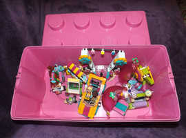 Friends Lego Sets And Pink Lego Storage Box
