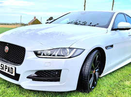 Jaguar XE R-Sport 2015 (15) White Saloon, Manual Diesel, 93,000 miles high spec