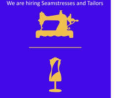 EXPERIENCED TAILOR/SEAMSTRESS REQUIRED!!