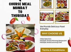 £14.95 For 4 Course Meal Monday To Thursday