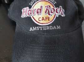 Hard Rock Cafe Cap (Amsterdam) Black (Free Postage)