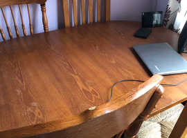 Extending table with 4 chairs not matching