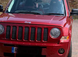 Jeep Patriot, 2008 (58) Red Hatchback, Manual Petrol, 113,000 miles