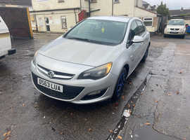 Vauxhall Astra, 2013 (63) Silver Hatchback, Manual Petrol, 138,277 miles