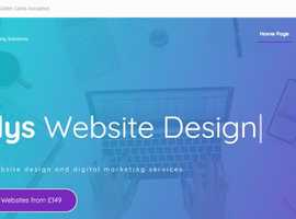 Fixed Price Website Design with domain name, email and hosting from only £149