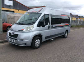 Peugeot Boxer LWB 2012 mini-bus, perfect conversion project, immaculate condition, fully glazed, alloys, soundproofed & insulated, 6 speed, air bags,