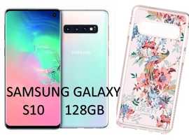 Samsung Galaxy S10 Unlocked Mobile Smartphone SM-G973F/DS Prism White 128GB