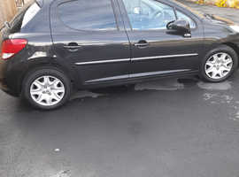 Peugeot 207, 2012 (12) Black Hatchback, Manual Diesel, 57,112 miles