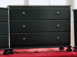 chest of drawers and 2 bedside units ...need gone...